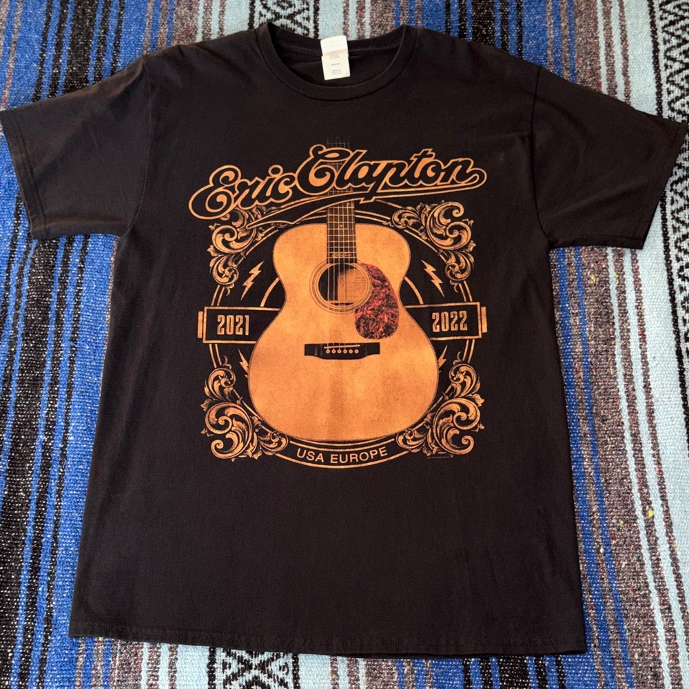 Eric Clapton 2022 Concert Tour Tee Shirt